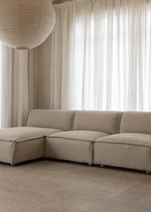 Brownsville L Sofa Right / Boucle / Natural