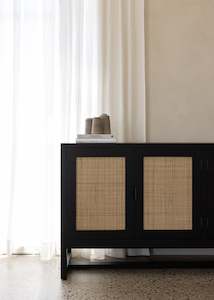 Alba Sideboard / Black & Bleach