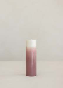 Furniture: Ombre Candle Large / Old Rose