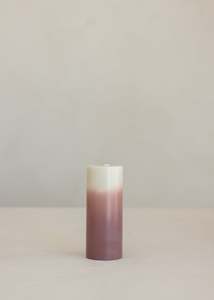 Ombre Candle Medium / Old Rose