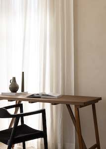 Furniture: Saji Work Desk / Dark Teak