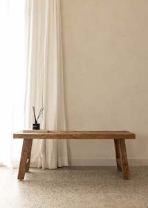 Furniture: Joel Bench / Dark Teak