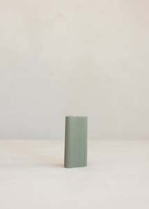 Furniture: Helix Pillar Candle / Olive