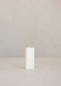 Furniture: Helix Pillar Candle / Ivory