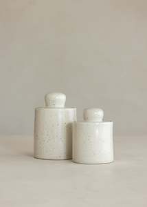 Furniture: Urip Canister / Speckled White