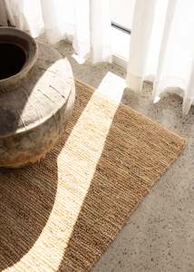 Papeete Jute Floor Rug 200cm x 300cm / Natural