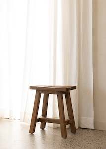 Furniture: Bapak Stool 45cm / Dark Teak