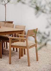 Suri Outdoor Dining Chair with Armrest