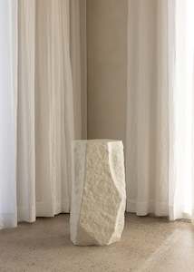 Rock Plinth / Eggshell