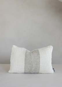 Coco Linen Cushion Cover 40 x 60 / Ivory & Natural