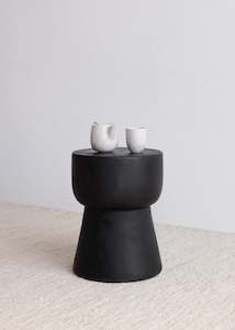 Frankie Stone Stool / Charcoal