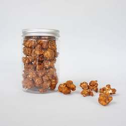 CARAMEL POPCORN COVERED IN MILK CHOCOLATE