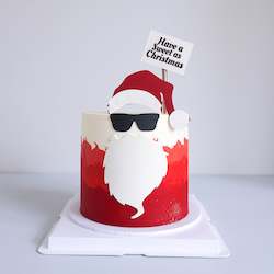 BAD ASS SANTA CAKE