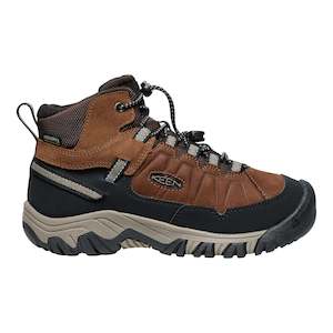 Footwear: Big Kids' Targhee IV Mid Wp Bison/Brindle