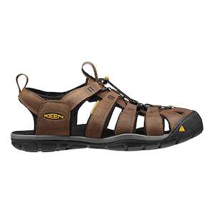 Footwear: Men's Clearwater Cnx Leather Dark Earth/Black