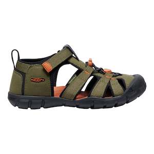 Footwear: Big Kids' Seacamp II CNX Dark Olive/Gold Flame