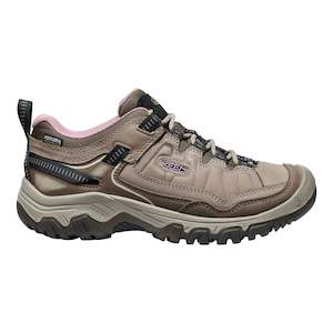 Footwear: Women's Targhee IV Waterproof Hiking Shoe Brindle/Nostalgia Rose