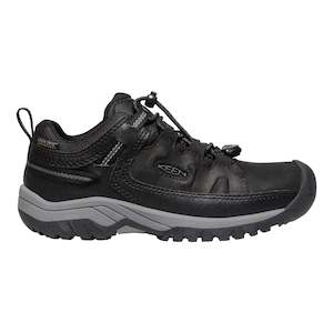 Footwear: Big Kids’ Targhee Waterproof Shoe Black/Steel Grey