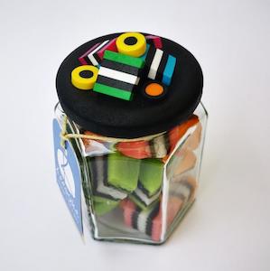 Licorice Allsorts Lolly Jar