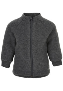 Mikk-Line | Brushed Wool Jacket Anthracite