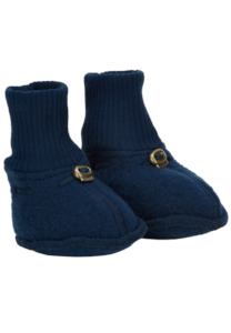 Mikk-Line | Brushed Wool Footies Blue Nights