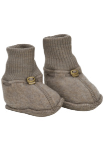 Mikk-Line | Brushed Wool Footies Melange Denver