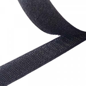 Velcro 50mm Adhesive Backed Black Sold Hook or Loop per metre