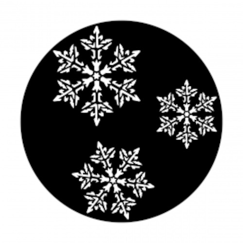 Rental of theatrical equipment: Metal Gobo - Snowflake Lace