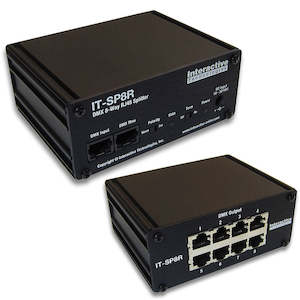 8 Port DMX Splitter with RJ45 Ports