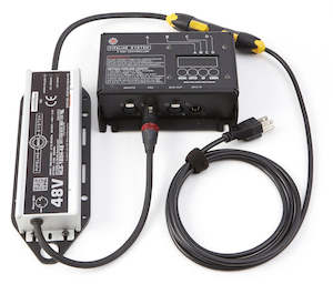 Rental of theatrical equipment: BBS 4 Way Pipeline Driver DMX