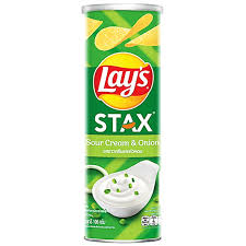 Lays Stax Sour Cream & Onion 105g