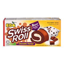 Eco Swiss Roll Chocolate 8pk