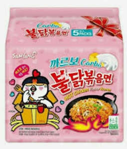 Samyang Hot Chicken Buldak Ramen Carbonara 130g x 5pk