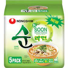 Nongshim Soon Vege Ramen 112g x 5pk