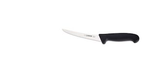 Boning Knife Stiff, 15cm, Giesser - Black Handle (2515 15) - Kentmaster New Zealand