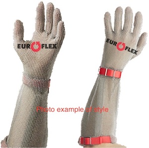 Chain Mesh Glove, 19cm cuff, Euroflex, Olive XXL (sold as 1 glove not pair) - Ke…