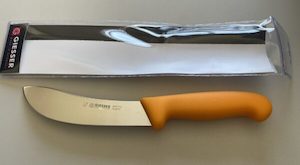 Giesser Skinning- Butcher- Knife, 15cm - Yellow handle (2025 15) - Kentmaster New Zealand