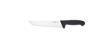 Butcher Knife, 21cm - Giesser, Black Handle (4005 21) - Kentmaster New Zealand