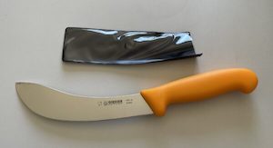 Giesser Butcher and skinning Knife, 18cm - Yellow Handle (2405 18) - Kentmaster New Zealand