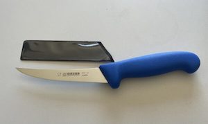 Boning knife Giesser blue handle 13cm 5" (2515 13) - Kentmaster New Zealand