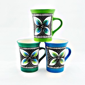 Keriblue Ceramics Set of 3 Mugs – Pacifica Lagoon