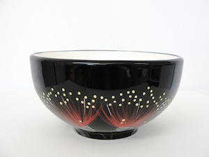 Keriblue Ceramics Large Nested Bowl Black Pohutukawa