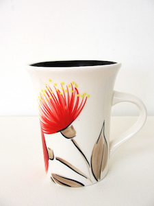 Keriblue Ceramics Original Mug – White Pohutukawa