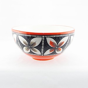 Keriblue Ceramics Medium Salad Bowl Pacifica Sunset orange