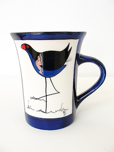 Keriblue Ceramics Original Mug – Blue Pukeko