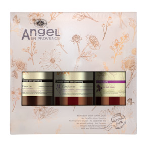 Angel Professional Lavender Violet Toning  Duo + Iris Body Wash Gift Pack