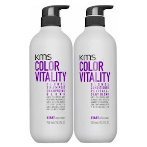 KMS 750ml Colour Vitality BLONDE Duo