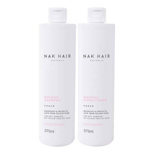 Hairdressing: NAK Hair NOURISH Shampoo & Conditioner 375ml Bundle