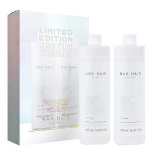 Hairdressing: Nak Structure Complex Shampoo and Conditioner 500ml Duo Pack