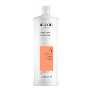 Nioxin System 4 Scalp + Hair Thickening Conditioner for Damaged Hair With Progre…